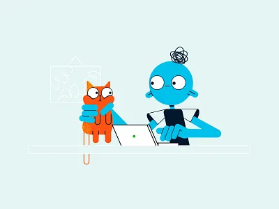 Dashlane 🐱Cat Shot 2d animation animation art cat character character design design digital illustration motion graphics