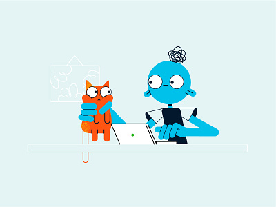 Dashlane 🐱Cat Shot 2d animation animation art cat character character design design digital illustration motion graphics