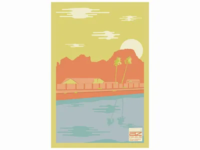 AZ Canal Poster Series 11x17 adobe illustrator arizona color design digital color digital illustration graphicdesign illustration logo poster poster art poster design vector