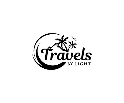 Travels brand branding design emblem logo creative round flat icon illustration logo logo design travel typography vector