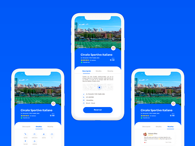 Sportyfield | Sports Fields Reservation App favorite fields filters maps reservation sports ui uidesign uiux