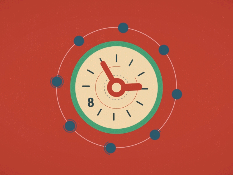 AlterEco Heure 3d after effect chocolate color hour pin texture time