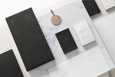 Villa Robles architecture artdesign book arts branding design leather logo stationery typography