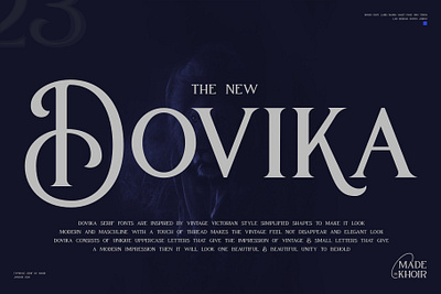 Dovika - Serif Font advertising art branding. creative design font font design fonts fonts collection graphic design logo modern professional sans serif sans serif font serif serif fonts trending typeface typography