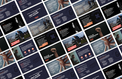 RARE Courage Presentation Design art direction branding design identity branding presentation design typography