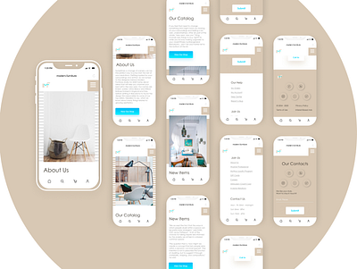 dribbble branding design designer furniture furniture design furniture website illustrator landing page design mobile responsive store ui ui design uiux ux design uxdesign webdesign