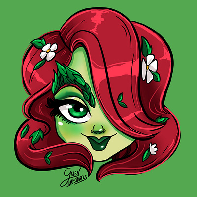 Poison Ivy batman dccomics design graphicdesign illustration illustrator poison ivy