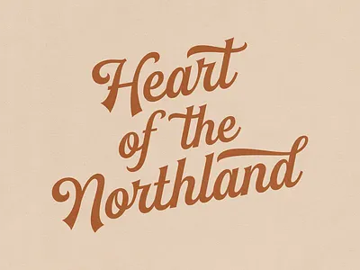Northland lettering michigan midwest midwest type north script texture type type design typography upper peninsula