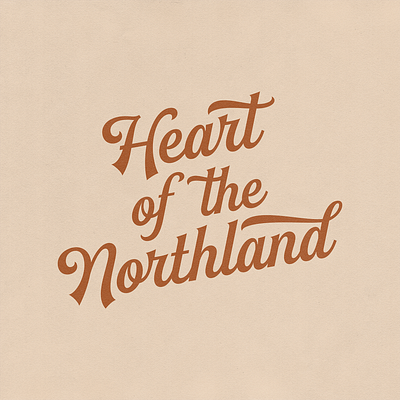 Northland lettering michigan midwest midwest type north script texture type type design typography upper peninsula