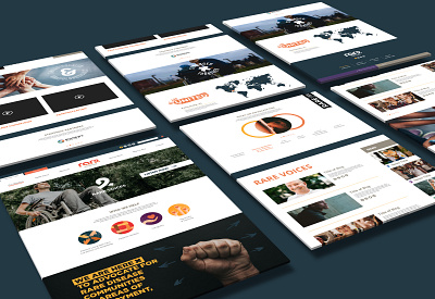 RARE Courage Website Design art direction branding design identity branding typography ui ux web