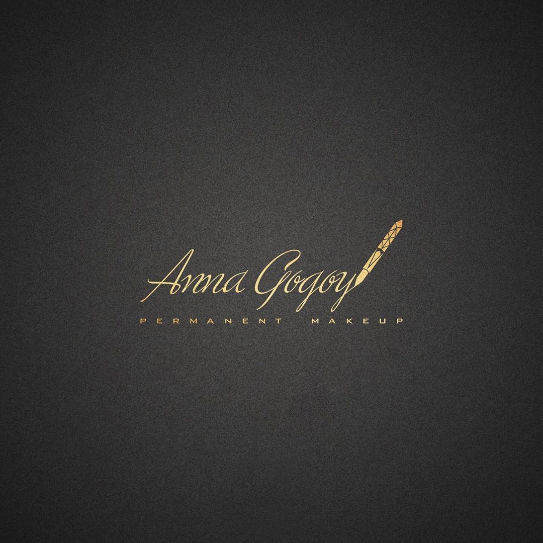 Logo permanent makeup by Mikhail Dyuzhenko on Dribbble, image size:1080x1080