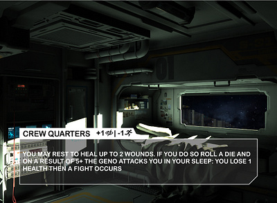 Crew Quarters Graphic Design 3d card card game cardgame design digital 3d future futuristic game art graphic design sciencefiction scifi