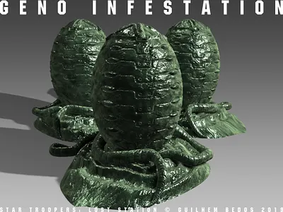 Geno Infestation V2 3d alien board game boardgame bug concept concept art creature digital 3d egg future futuristic game art prop sciencefiction scifi