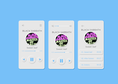 Music player app - #dailyui #009 daily ui dailyui dailyui009 design music music app music player ui