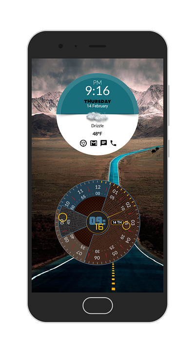 Texture Clock klck klwp kwgt