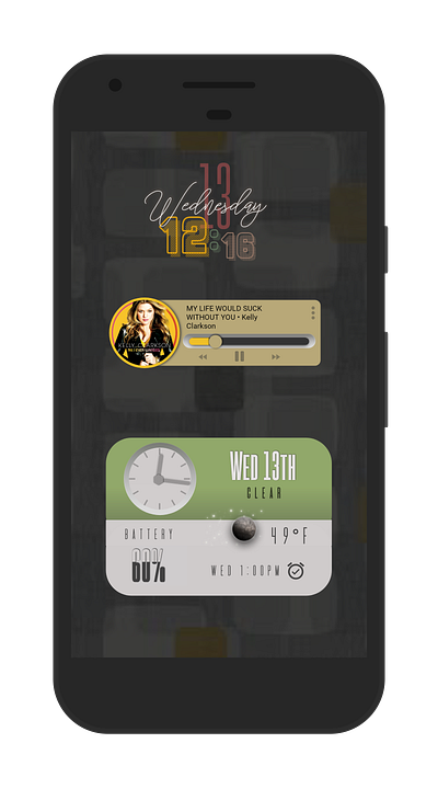 Carded Komponent klck klwp kwgt