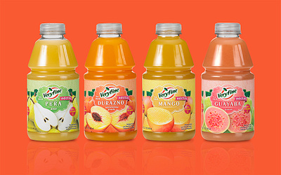 Veryfine Hispanic juices package design hispanic graphic design hispanic package design latino graphic design latino package design latinx branding