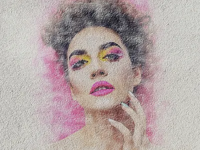 Watercolor Painting adobe art artwork digitalart painting photoshop portrait watercolor woman