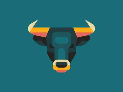 El Toro animal animal logo bull geometric icon mark minimal shape spain taurus toro