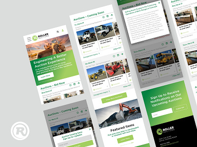 Auction Website Mobile auction lime mobile ui ux