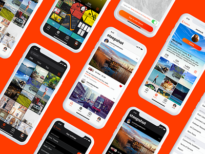 Steepshot – Mobile App Redesign blockchain ios app mobile app mobile app design redesign steepshot uidesign uiux