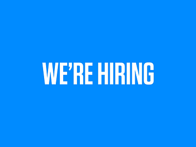 We're Hiring a Senior Product Designer hiring mvp product product design ui ux venture capital