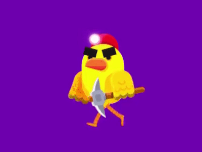 Canary walking sprite animation 2d 2danimation animation bird canary character animation character design miner sprite vector walkcycle walking