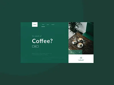 Coffee Website coffe website coffee coffeeshop ui uidesign ux uxdesign webdesign