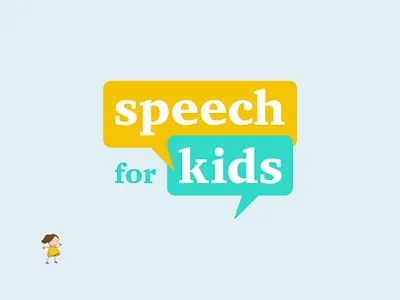 Speech for Kids Logo branding design logo minimal vector