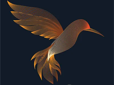 abstract bird art branding design flat icon illustration illustrator logo minimal vector