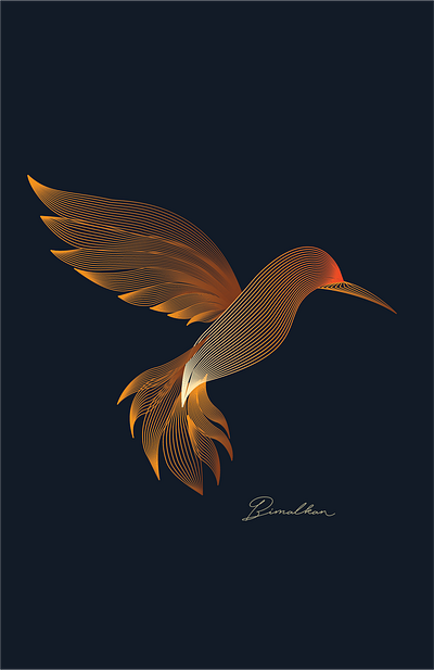 abstract bird art branding design flat icon illustration illustrator logo minimal vector