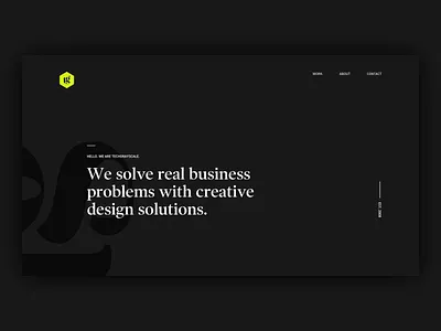 TechGrayscale Homepage design marketing website techgrayscale typography ui ui design ux uxui web web design website