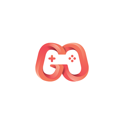 GO Game Logo Concept branding controller design game game over go gradient joystick logo logo design logo for sale logo mark logodesign logos typography