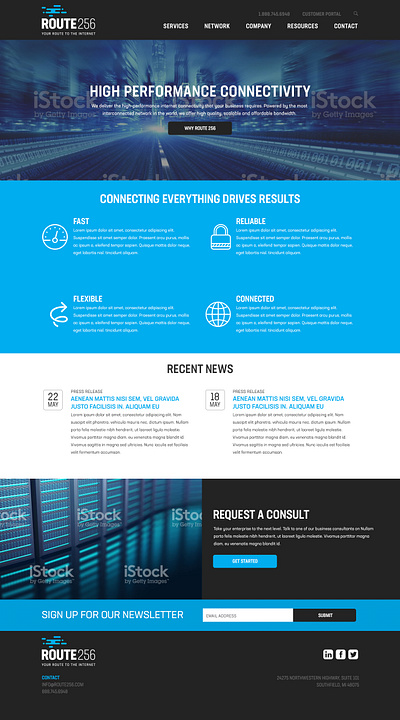 Cloud Hosting Website Design ui ux web