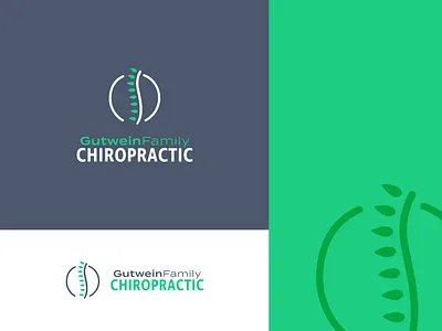 Chiropractor chiropractic chiropractor green health holistic leaf leaves logo massage spine