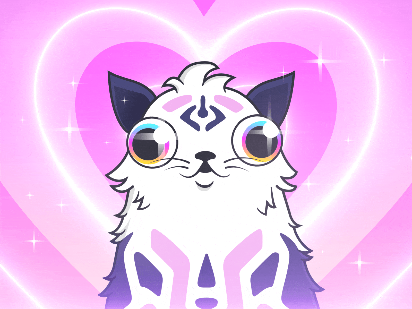 CryptoKitties - Love Cats animation animation 2d art direction blockchain character crypto cryptokitties dapper dapperlabs design gaming gif gif animated gif animation illustration motion vancouver