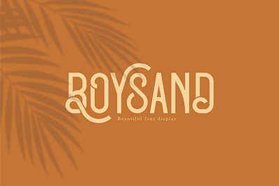 Boysand alternates branding design display flat font illustration lettering symbol type typography vector vintage