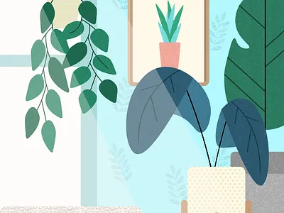 🌿Plants🌿 illustration interior plants succulents
