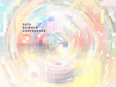 data science conference 2020 visual direction algorithm analytics art direction big data chart community conference cover data data science data viz developers group illustration information design meetup science speakers visual design visualization