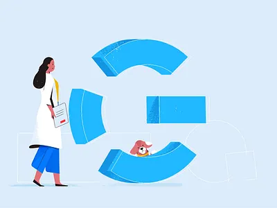 Parsec ABC | Part G 2d animated explainer animation business character design digital dog explainer g gaps illustration letter g motion motion graphics tablet tech tech explainer technology vector