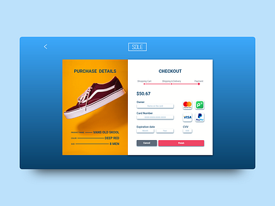 DailyUI #002 - Credit Card Checkout dailyui design logo typography ui ux web website