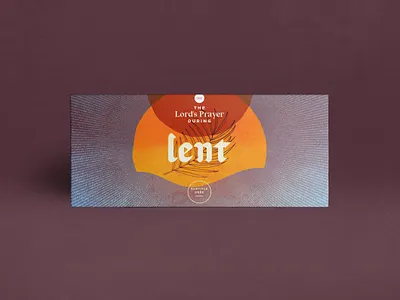 1517 Lent 2020 series art branding christian design illustration lent minimal palm prayer shapes texture