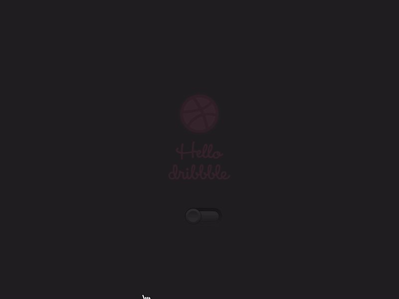 Hello dribbble 😎 gif gif animation illustration