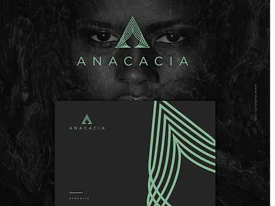 anacacia app branding design flat icon illustration illustrator logo minimal vector