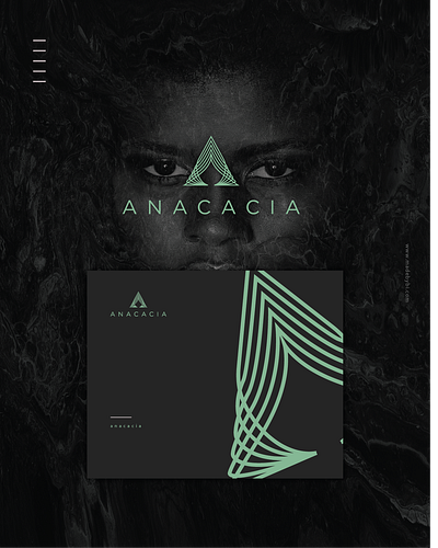 anacacia app branding design flat icon illustration illustrator logo minimal vector