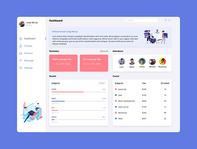 Study Dashboard bishkek dashboad dashboard design dashboard ui design designui kyrgyzstan ui ui ux uiux webdesign website