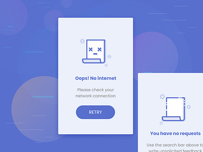Peer Feedback Error & Empty States empty error ui ux