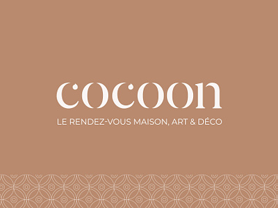 Cocoon branding cocoon cocooning decoration design elegant logo pattern