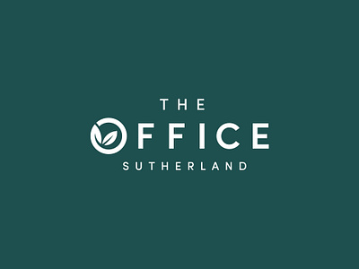 The Office Sutherland Logo branding design environmental icon logotype office sustainable type typography wordmark