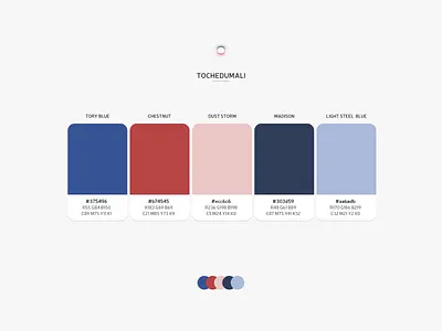 Color Combo - TOCHEDUMALI color combo color palette colors colorscheme colour design flat palette product design theme web design